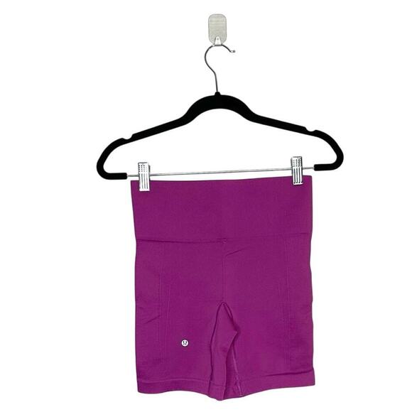 Lululemon Sculpt Biker Short Women's Purple Size 2 - Picture 3 of 5